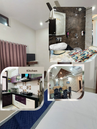 Modern guest room at  Home Stay